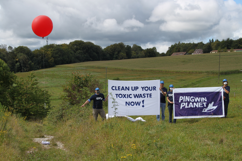 Aktion gegen HCH-Chemiemüll